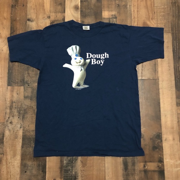 Vintage Shirts Vtg The Pillsbury Dough Boy Short Sleeve Tshirt Poshmark